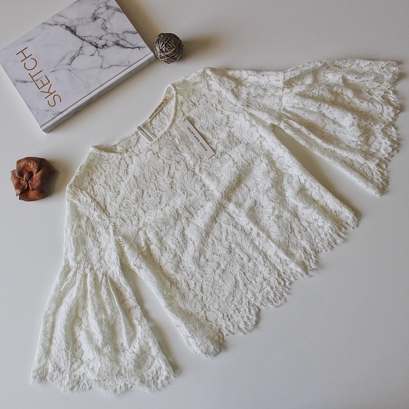 Mustard Seed Tops - Mustard Seed Bell Crop White Top